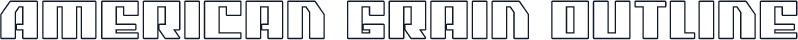 American Grain Outline