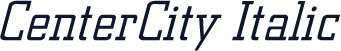 CenterCity Italic