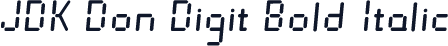 JDK Don Digit Bold Italic
