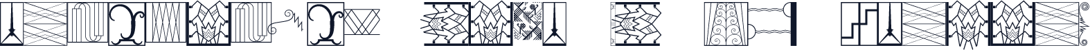 Ornamental Deco 2D W05 Borders