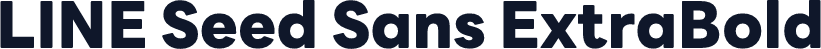 LINE Seed Sans ExtraBold