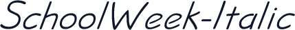 SchoolWeek-Italic