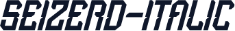 Seizerd-Italic