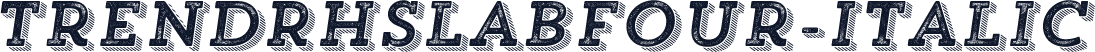 TrendRhSlabFour-Italic