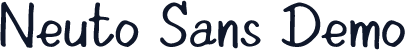 Neuto Sans Demo