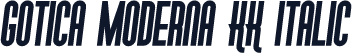 Gotica Moderna KK Italic
