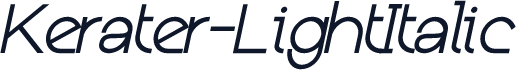 Kerater-LightItalic