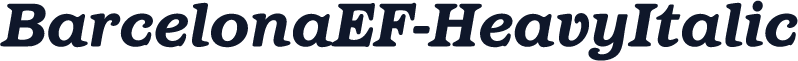 BarcelonaEF-HeavyItalic