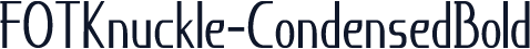 FOTKnuckle-CondensedBold