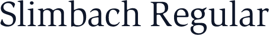 Slimbach Regular