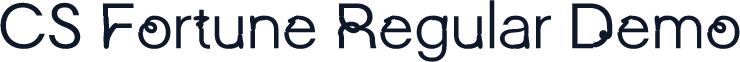 CS Fortune Regular Demo