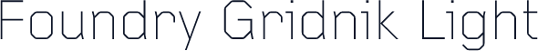 Foundry Gridnik Light