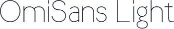 OmiSans Light