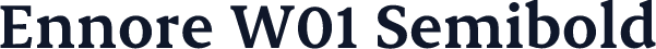 Ennore W01 Semibold