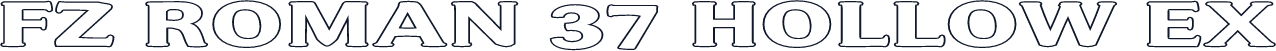 FZ ROMAN 37 HOLLOW EX