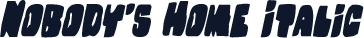 Nobody's Home Italic