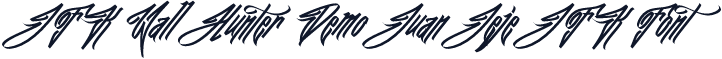 JFK Wall Hunter Demo Juan Jeje JFK Font