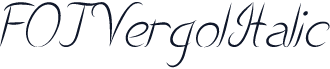 FOTVergolItalic