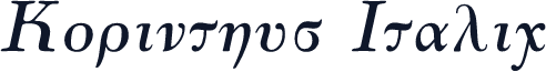 Korinthus Italic
