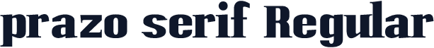 prazo serif Regular