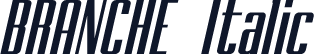 BRANCHE Italic