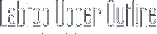 Labtop Upper Outline