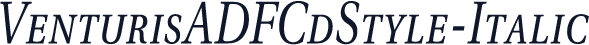 VenturisADFCdStyle-Italic