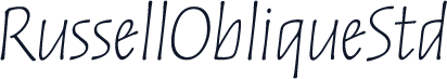 RussellObliqueStd