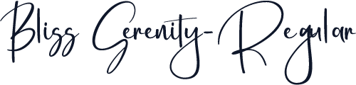 BlissSerenity-Regular