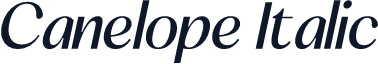 Canelope Italic