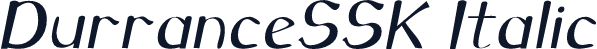 DurranceSSK Italic