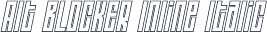 Alt BLOCKER Inline Italic