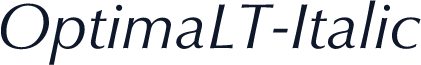 OptimaLT-Italic