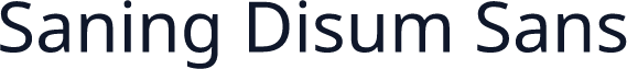 Saning Disum Sans