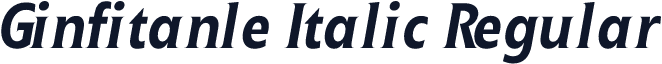 Ginfitanle Italic Regular