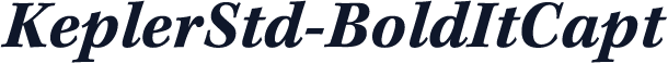 KeplerStd-BoldItCapt