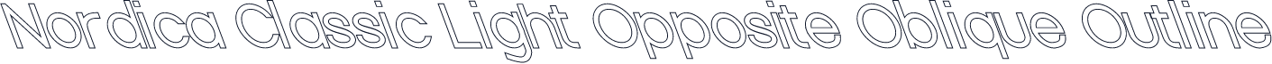 Nordica Classic Light Opposite Oblique Outline