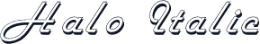 Halo Italic