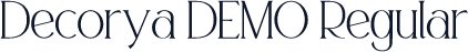 Decorya DEMO Regular