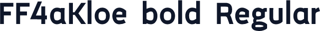 FF4aKloe bold Regular