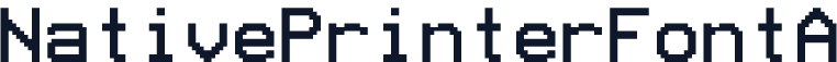 NativePrinterFontA