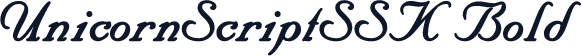 UnicornScriptSSK Bold