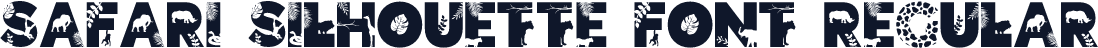 Safari Silhouette Font Regular