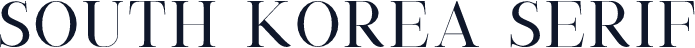 South Korea Serif