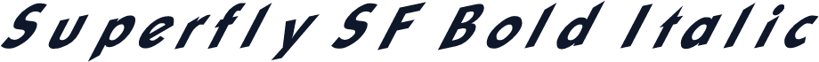 Superfly SF Bold Italic