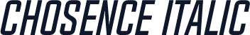 Chosence Italic