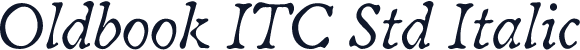 Oldbook ITC Std Italic