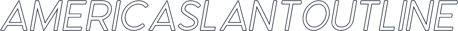 AMERICASLANTOUTLINE