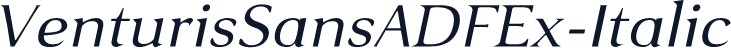 VenturisSansADFEx-Italic