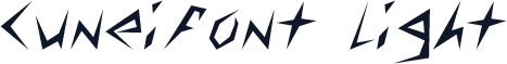 Cuneifont Light